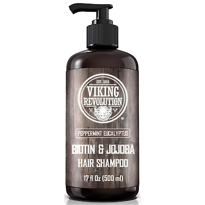 #ad Biotin Mens Shampoo Eucalyptus and Peppermint Shampoo with Jojoba Oil and Mint $25.99