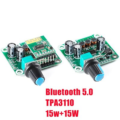 #ad TPA3110 2*15W Digital Stereo Audio Power Amplifier Board Module Bluetooth 5.0 $6.60