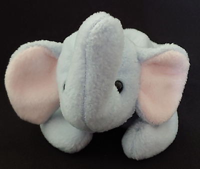 #ad Ty Beanie Babies quot;Peanutquot; the Elephant Light Blue 1995 No Hang Tag $5.00