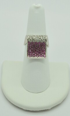 #ad Unique 18K Gold Pink amp; White Gem Ring SZ 6.75 INV# GOLD 3136 $994.50