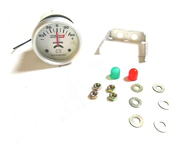 #ad OBX RS White AMP Meter Universal Use $8.40