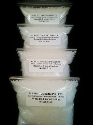 #ad Rock Tumbling Plastic Pellets Poly 2 Lb Pound Polishing Beads Tumbler Fill Grit $17.99