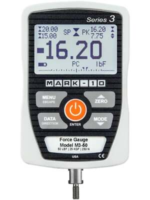 #ad Mark 10 M3 10 Digital Force Gauge Complete Kit Capacity 10 lbf 5 Kg 110V $813.00