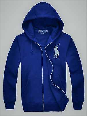 #ad New NWT Mens Ralph Lauren Polo Big Pony Hoody Jacket Small Medium Large $64.95