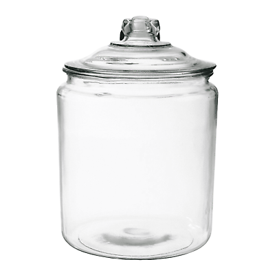 #ad Anchor Hocking Heritage Hill Clear Glass Jar with Lid 2 Gallon $13.97