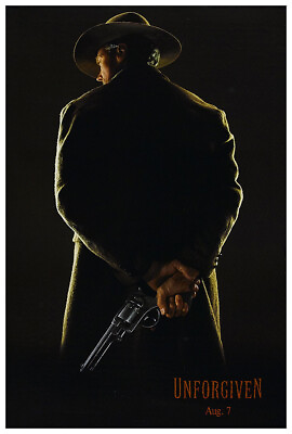 #ad Unforgiven Clint Eastwood Movie Poster Teaser $14.99