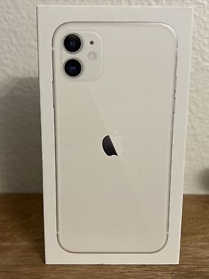 #ad APPLE IPHONE 11 64GB WHITE PHONE BOX EXCELLENT CONDITION BOX amp; PAPERS ONLY $9.96