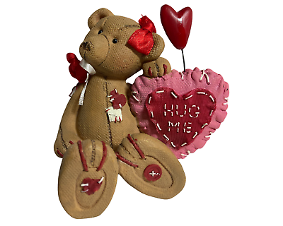 #ad Resin Mini Teddy Bear HUG ME figurine $8.99