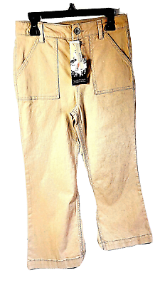 #ad Copper Key Pants 12 Girls Lt. Peach Four Pockets Four Metal Buttons High Rise $31.20