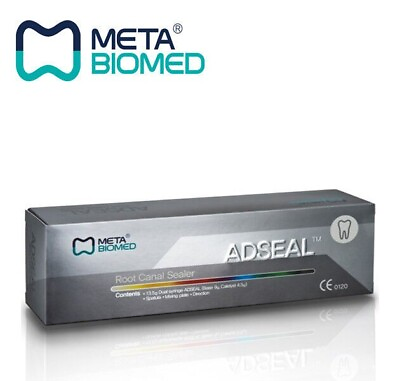 #ad Meta Biomed Dental Adseal Root Canal Sealer 13.5gm Dual Syringes #303000 $28.99
