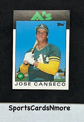 #ad Jose Canseco 1986 Topps Traded #20T Rookie RC Baseball Card $6.75