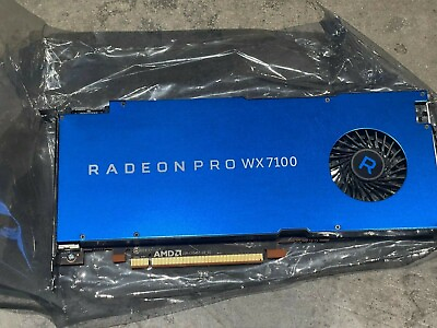 AMD Radeon Pro WX 7100 8GB GDDR5 PCI E Workstation Graphic Card 4x DISPLAYPORT $209.99