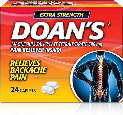 #ad Doans Extra Strength Pain Reliever Caplets 24 Count $8.59