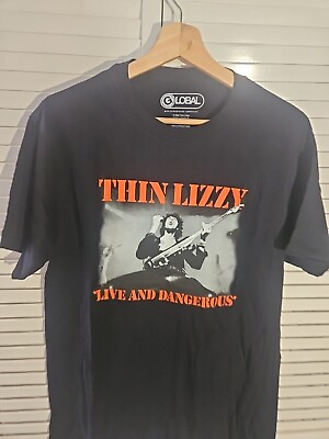 #ad Thin Lizzy T Shirt Live And Dangerous 70s rock Size Medium S89 $20.00