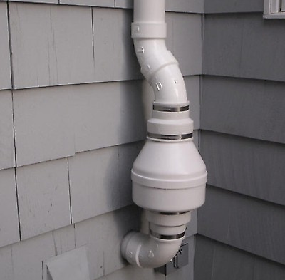 #ad Complete Home Radon Mitigation Fan System Kit Quiet Gas Reduction Radon Monitor $186.00