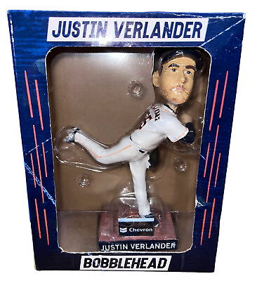 #ad 2019 Houston Astros Bobblehead Justin Verlander SGA Detroit Tigers World Series $39.99