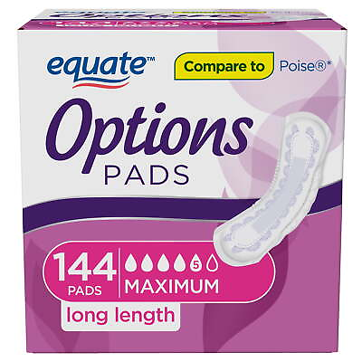 #ad #ad Incontinence Pads for Women Maximum Long 144 Count $20.43