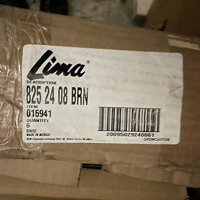 #ad 6 NEW Lima 825 Series steel return floor grille. Brown. 24x08 016941 $279.99