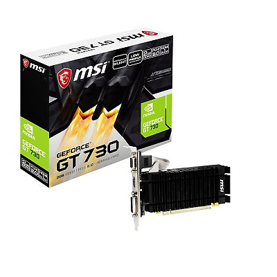 #ad MSI Gaming 64 Bit Dual Link DVI D HDMI NVIDIA GeForce Low Profile Graphics Car $135.41