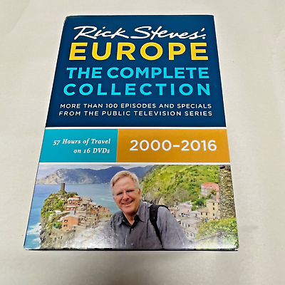 #ad Rick Steves#x27; EUROPE : THE COMPLETE COLLECTION 2000 2016 16 DVD Set Very Good $13.00