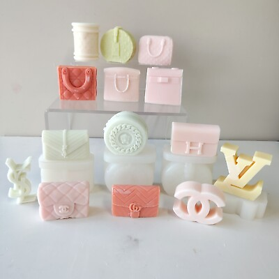 #ad #ad Mini Luxury Brand Bag Silicone Candle Molds Soap Making Mould Chocolates Molds $10.99