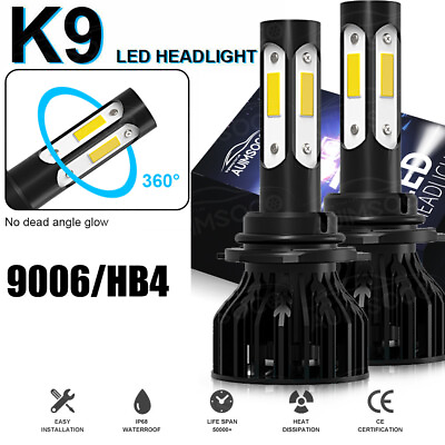 #ad AUIMSOCO 9006 HB4 LED Fog Light Bulb 6000K Cool White 30W 3000LM Lights 2X $49.99
