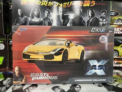 #ad JADA TOYS FASTamp;FURIOUS FASTⅩ 1 24 Lamborghini Gold color Die Cast Car Fire Boost $627.88