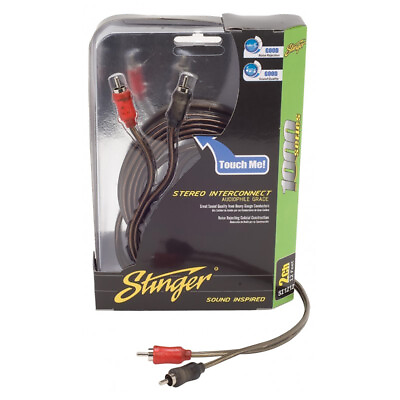#ad Stinger Pro 17 Ft. 2 Channel RCA Stereo Interconnect Audio Cable $11.99