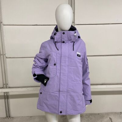 #ad DOPE Adept Snowboard Jacket Women#x27;s Size L Faded Violet H131605 $164.25