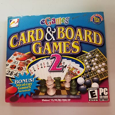 #ad Card and Board Games 2 Jewel Case PC video game $26.00