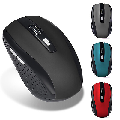 #ad 2.4GHz Wireless Game Mouse 6 Keys USB Receiver Professional PC Laptop $7.26