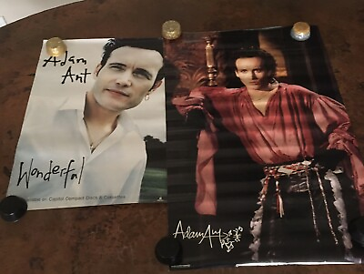 #ad Adam Ant Vintage Rolled Posters Lot of 4: Capitol Records Strip Show Portraits $39.99