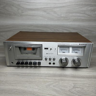 #ad Vintage Sanyo RD 5030 Stereo Cassette Deck Dolby System Works **READ** $94.97