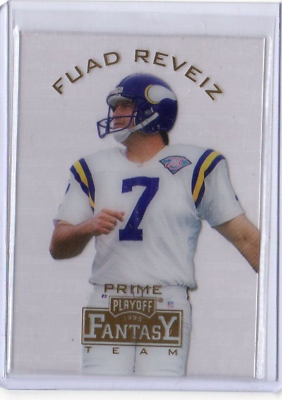 #ad 1995 Playoff Prime Fuad Reveiz Fantasy Team #FT3 Minnesota Vikings $4.99