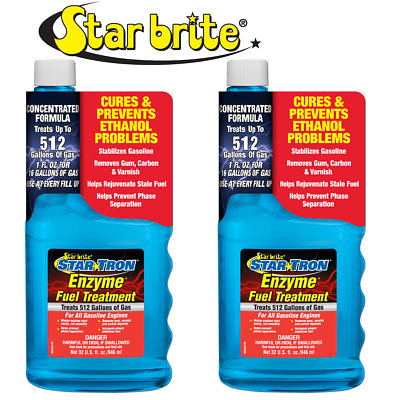 #ad Star Brite Star Tron Enzyme Fuel Treatment Concentrated Gas Formula 32oz 2 Pack $48.95