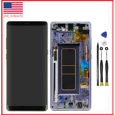 #ad For Samsung Galaxy Note 8 N950 Purple OEM Screen Touch Digitizer LCD Frame $124.99