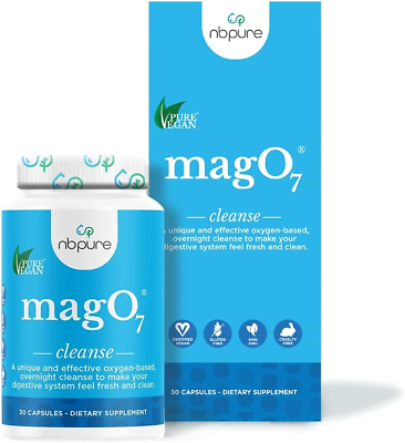 #ad Nbpure Mag O7 Oxygen Digestive System and Colon Cleanse and Detox Capsules 30 C $34.99