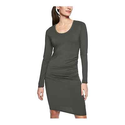 #ad Atheleta Carefree Long Sleeve Dress with Ruched Side Womens Size Small $29.98