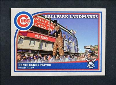 #ad 2018 Topps Big League Baseball Base #357 Ernie Banks Statue $0.99