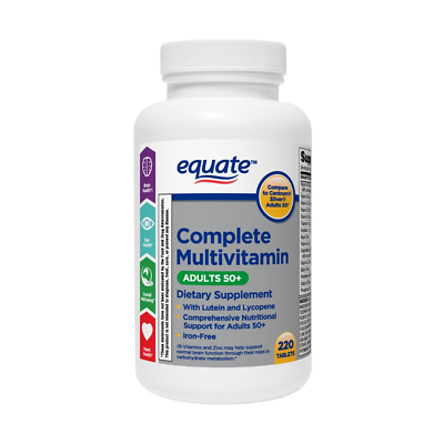 #ad Complete Multivitamin Multimineral Supplement Tablets Adults 50 220 Count $13.02