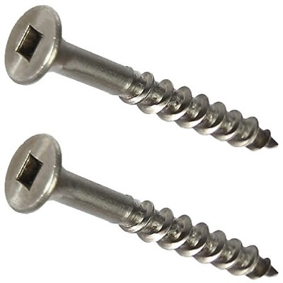 #ad #6 Stainless Steel Deck Screws Ultra Corrosion Resistant Marine Grade All Sizes $127.23