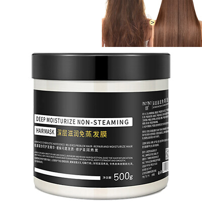 #ad Deep Moisture Hair Mask Without Steam Vitamins Keratin HairMask Deep Conditioner $22.39