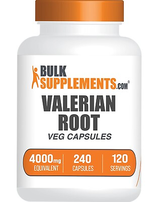 #ad BulkSupplements Valerian Root Extract 240 Capsules 4000 mg Equivalent $20.96