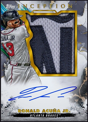 #ad 2023 Topps Inception Signature Jumbo Relics RONALD ACUNA JR. MLB Digital Card $14.00