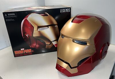 #ad Marvel Legends Series IRON MAN Electronic Helmet Perfect Condition $82.88