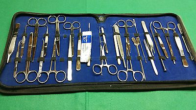 #ad 71 US MILITARY FIELD MINOR SURGERY SURGICAL INSTRUMENTS FORCEPS SCISSORS KIT $36.79