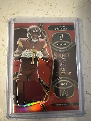 #ad Jahan Dotson 1 Round Rookie Patch. $25.00