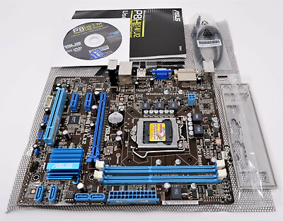 #ad ASUS P8H61 M LX2 R3.01 LGA1155 MATX VID LAN SOUND 6 USB PCI E MOTHERBOARD NEW $59.98
