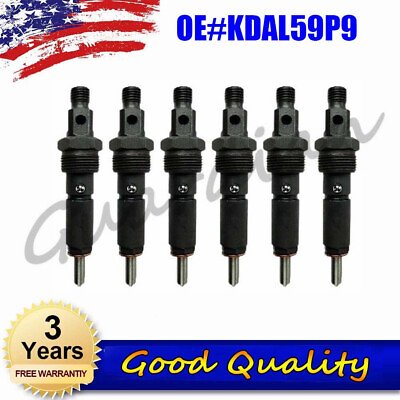 #ad 6X KDAL59P9 Fuel Injector M12 thread Replacement New For Cummins Diesel Engine $118.99