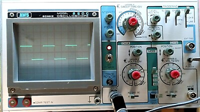 #ad AWS OSCILLOSCOPE MODEL 620C 20MHZ With Probes $149.00
